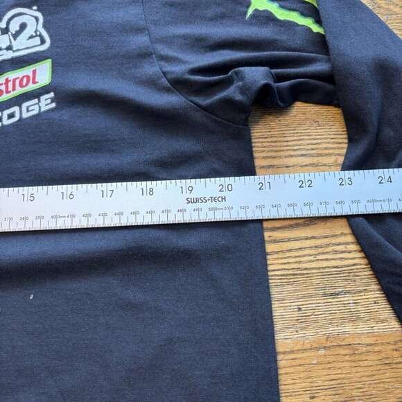 Radana Tex Long Sleeve Shirt Mens S Black DcShoes Monster Energy Pirelli Ford - Picture 4 of 11